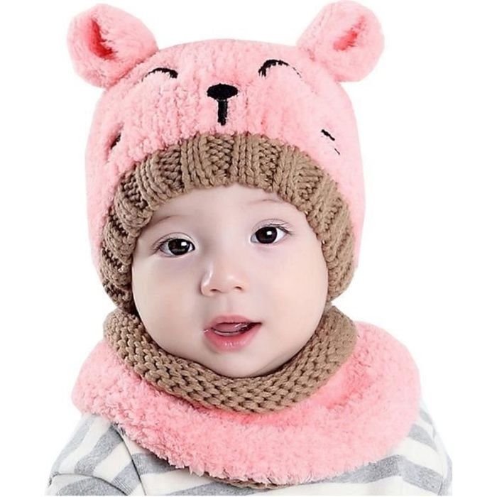 Bonnet Tour du Cou Bébé Fille Garçon Coton Mélangéc1657b4 - Cdiscount