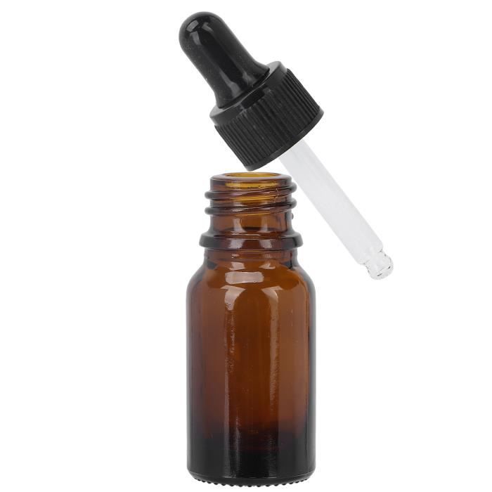 VINGVO flacon compte-gouttes d'huile essentielle Bouteille d'huile  essentielle vide rechargeable, accessoire de bouteille de