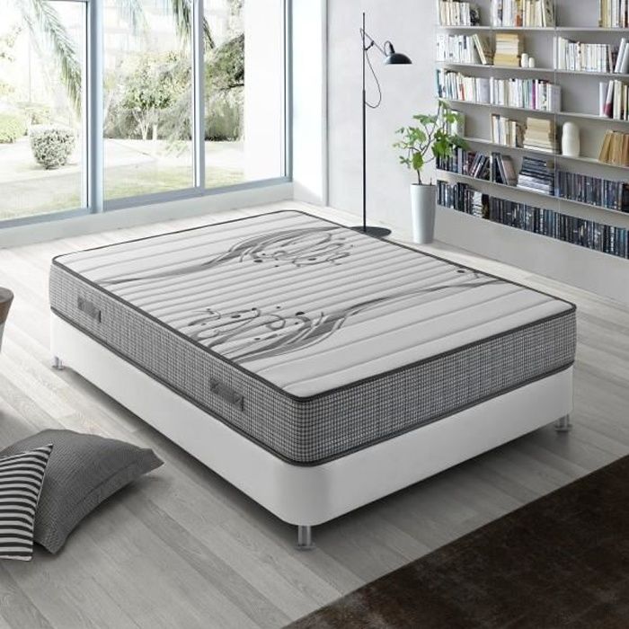 Matelas &agrave; m&eacute;moire de forme BOSTON 90x190 - 22cm &Eacute;paisseur marcKonfort