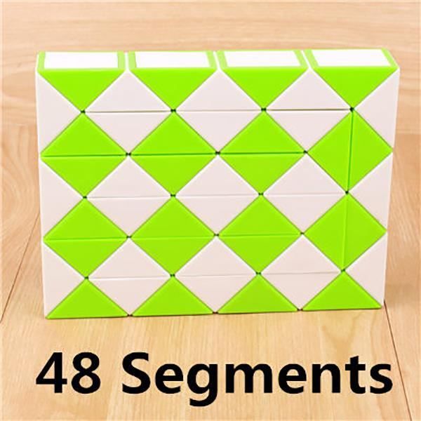 Serpent Magique 48 Blocs - Puzzle Twist Éducatif & Casse-Tête Enfant | Jouet Créatif Multicolor
