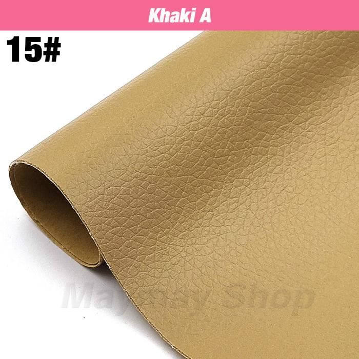 Rouleau De Patch Réparation Cuir Brun Hode - 44x300cm, Autocollant, Pour Canapé, Siège, Sac - Facile à Poser