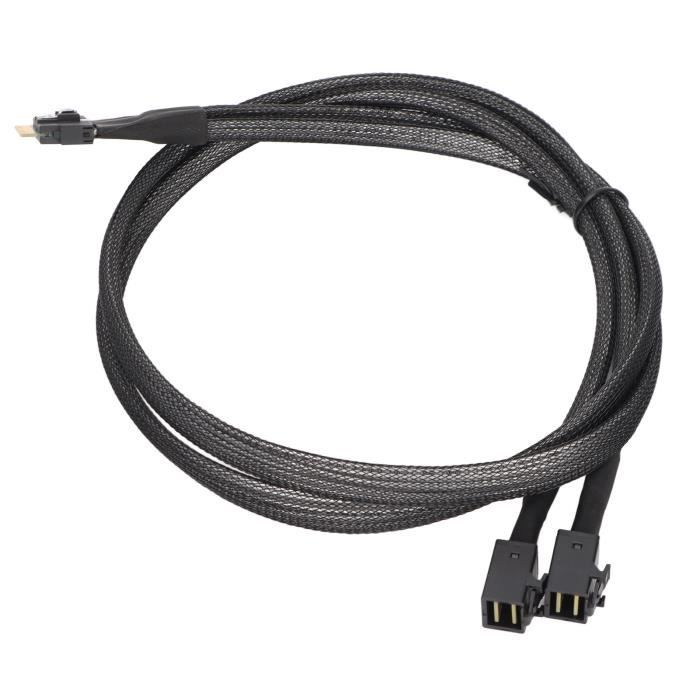 Câble Mini SAS HD Interne SFF-8643 Vers SFF-8643 – 1 Mètre Haute Vitesse Pour Serveurs & Stockage