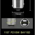 Ampoule LED BAY15D P21/5W 13 SMD 6000K Blanc Veilleuse Feux arrière 12V-1