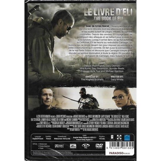 Dvd Le Livre D Eli Denzel Washington Gary Oldman Cdiscount Dvd