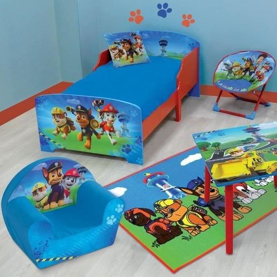 PAT PATROUILLE lit avec lattes pour enfant 70 * 140 CM - Cdiscount Jeux -  Jouets