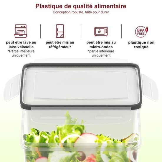 Lot De 24 Bocaux En Verre Avec Couvercle, Hermétiques Pour La Cuisine, Compatibles