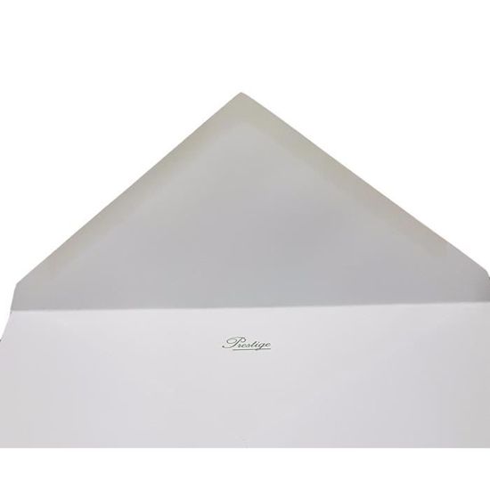Enveloppe blanche pointue vœux mariage prestige 162 x 229 C5 90 g