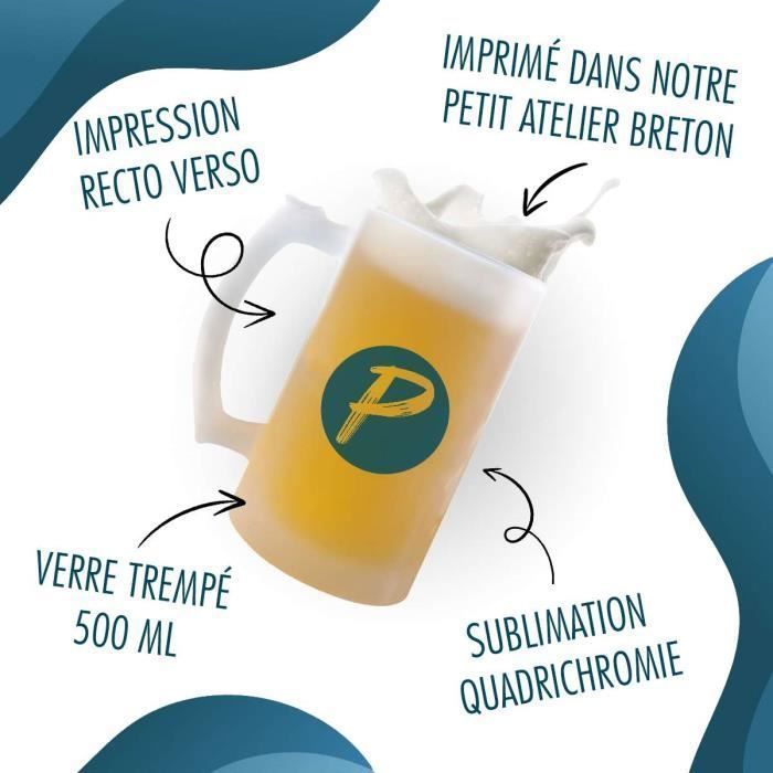 Chope de bière - PLANETEE - Super Routier - Verre à bière - Pinte ...
