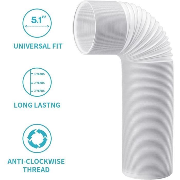 Rallonge Tuyau D'évacuation Pour Climatiseur Mobile Zocipro 10cm X 3m