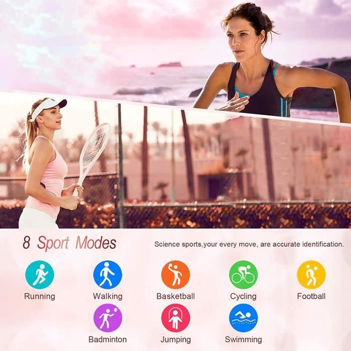 Montre Connect e Femmes Homme Bozlun Montre Intelligente Etanche