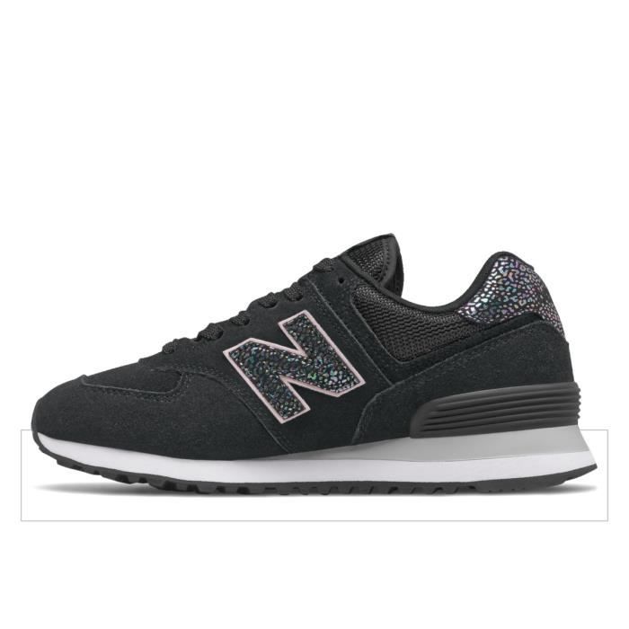 Baskets femme New Balance 574 black 37 Black Cdiscount Chaussures