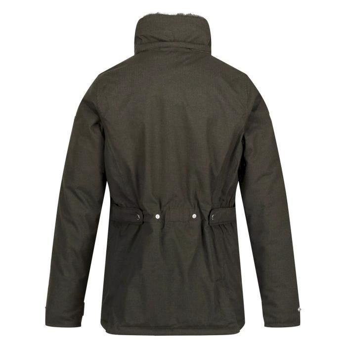 Veste imperm able LE Regatta Femme Kaki fonc Respirant