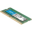 Mémoire CRUCIAL 16GB DDR4 2400 MT/s (PC4-19200) CL17 DR x8 Unbuffered SODIMM 260pin for Mac-2