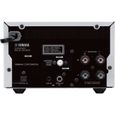 YAMAHA MCR-B370D Silver - Mini-chaîne 40 Watts - Lecteur CD/MP3 - Bluetooth 4.2- Tuner FM/DAB+ - Port USB - Entrée AUX-2
