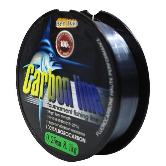 Ligne De Pêche En Fluorocarbone 100 M – Résistance, Lancer Lisse, Quasi Invisible – 10 Tailles Disponibles, Blanc/rose