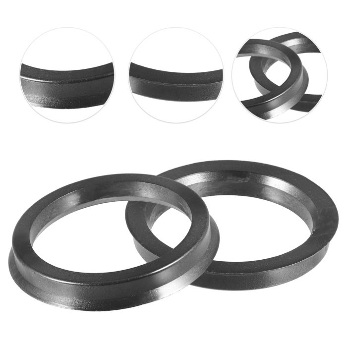 4 Anneaux De Centrage Moyeu 72.6 à 65.1mm X AUTOHAUX - Bagues Aluminium Jantes Voiture