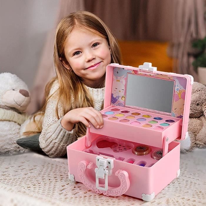 Maquillage Enfant Jouet pour FilleMaquillage Lavable Kits De Cosmetiques pour Filles Jouet De Jeu De Role avec Trousse De Maq 641 Cdiscount Bagagerie Maroquinerie