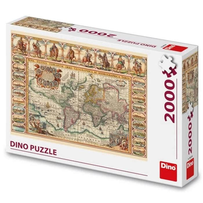 Puzzle 2000 pièces : Historique Carte du Monde - Cdiscount Jeux - Jouets