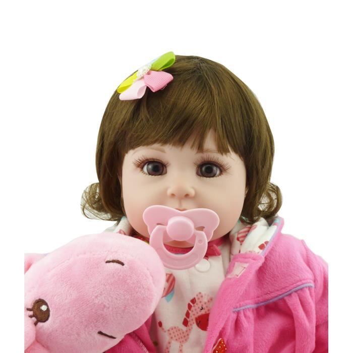 22 réaliste noir Silicone vinyle Reborn fille bébé poupée jouets 55cm  nouveau-né bébés poupée enfants jouets pour 0-7 ans cadeau - Cdiscount Jeux  - Jouets