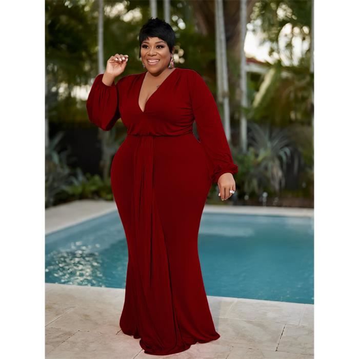 Robe maxi grande taille outlet