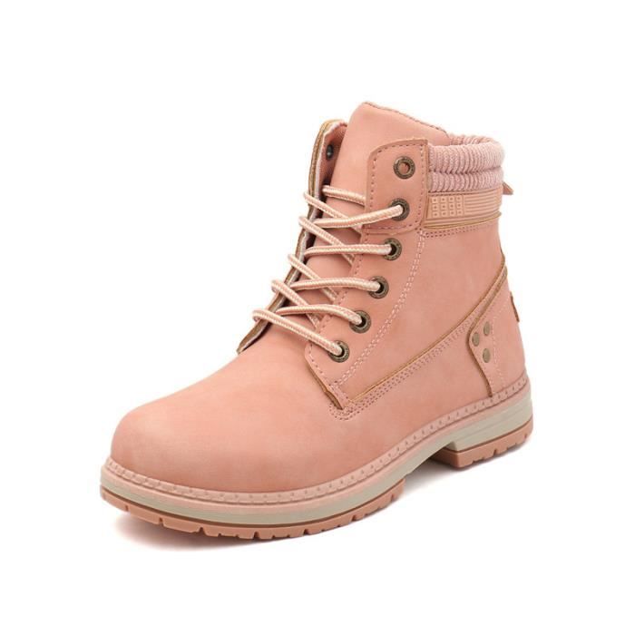 Bottine rose femme new arrivals
