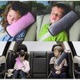 Coussin d'oreiller de sommeil d'épaule d'enfants pour enfants Coussin de ceinture de sécurité de voiture automatique (bleu)-3