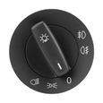 HURRISE interrupteur de phare Bouton de commutation de commande de phare antibrouillard de voiture pour Golf 5 Jetta Passat GTI-3