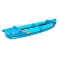 Kayak gonflable 2 places SURPASS - Pagaie double en alu - Résistant aux chocs et aux UV-3