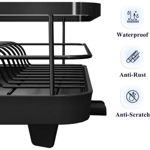 HSTURYZ Égouttoir à Vaisselle En Acier Inoxydable Avec Crochets Pour