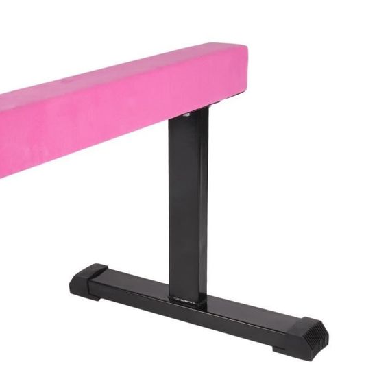 Woosien Poutre D'Équilibre Gymnastique Pliable 210 Cm – Coussinets Antidérapants, Mousse EPE Solide, Idéale Enfants & Adultes, Gain De Place