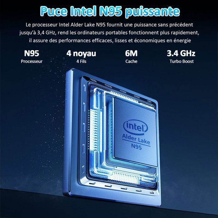 PC Portable - AUUSDA - Alder Lake N95 - 15.6