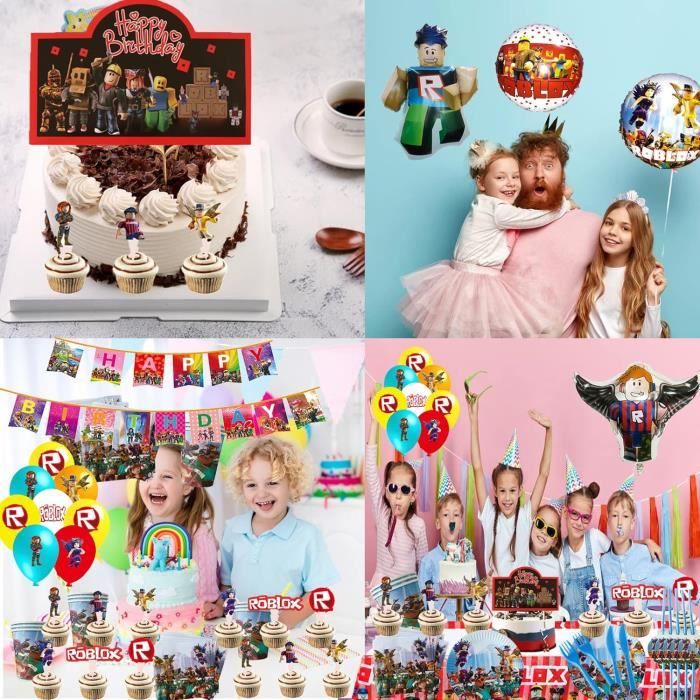 Décoration De Thème De Rainbow Friends, Roblox Décorations De Fête D