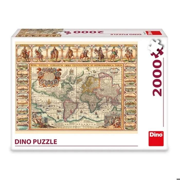 Puzzle 2000 pièces : Historique Carte du Monde - Cdiscount Jeux - Jouets