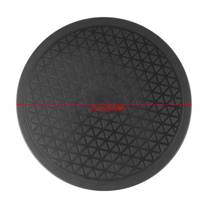 2 Plateaux Tournants 360° Diamètre 20 Cm - Support Pivotant Pour TV, Plantes, Ordinateur, Artisanat