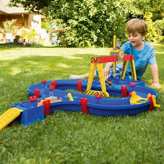 SMOBY - AQUAPLAY Circuit aquatique Port à container + 5 accessoires - Jouets d'extérieur SMOBY - AQUAPLAY Circuit aquatique Port à container + 5 accessoires - Jouets d'extérieur