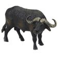 1 pc modèle de buffle africain PVC Simulation réaliste solide de faune Figurine Animal sauvage jouet   STATUE - STATUETTE-0