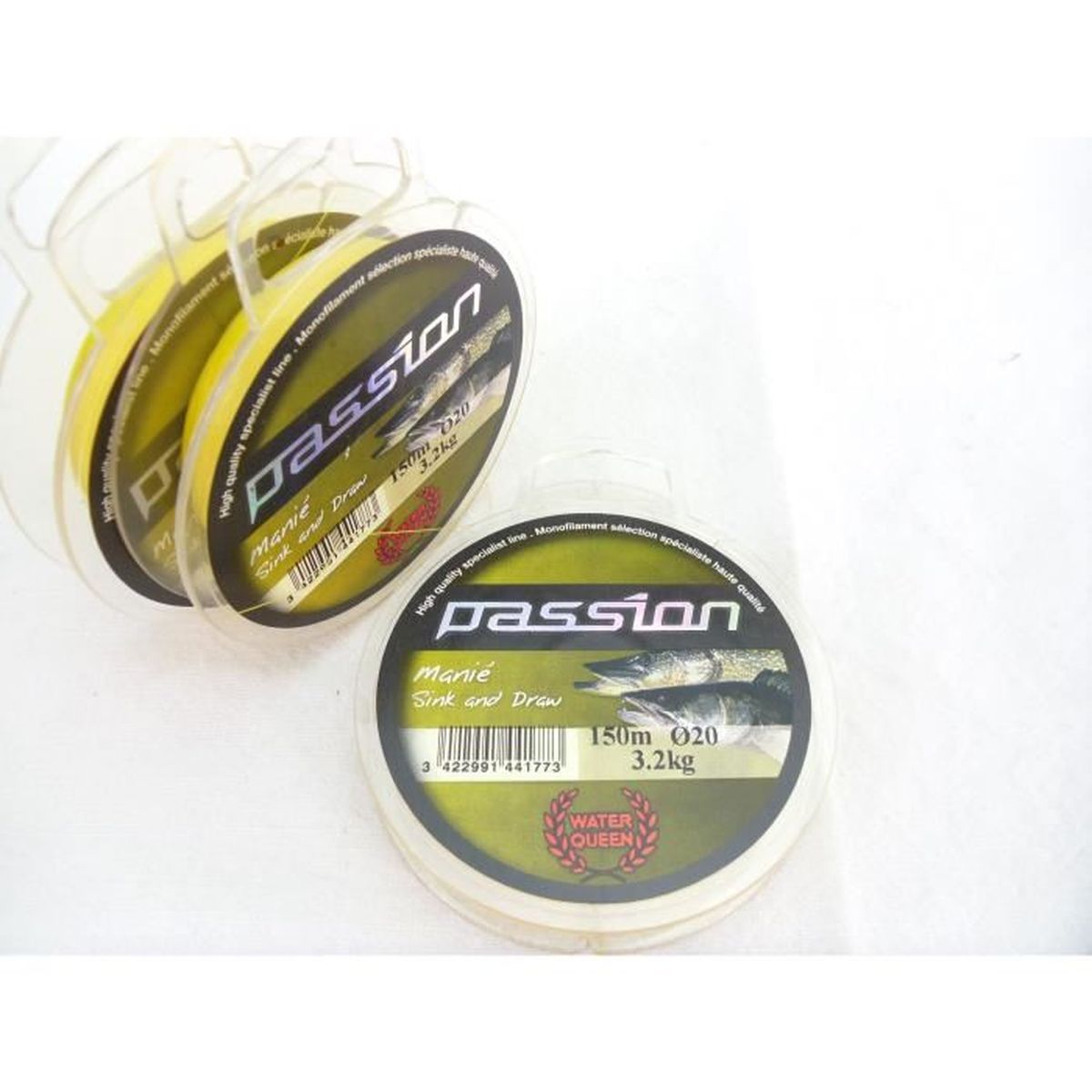 WATER QUEEN Nylon Passion Fluo 150 M
