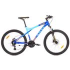 Vélo VTT 26'' Mixte " ATLAS " Cadre Rigide Alu - Fourche Télescopique - 24 Vit Shimano ALTUS - Double Freins à disques