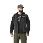 Veste en jean homme Von Dutch - bi-matière - noir
