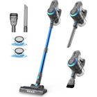 Aspirateur Balai sans fil, YISORA, N300, Bleu, 20Kpa, 40 Mins d'Autonomie, 6-en-1 Aspirateur Léger