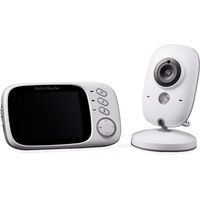 Babyphone Caméra - MTEVOTX - VB603 - LCD - Vision Nocturne - Communication Bidirectionnelle