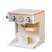 Jouet Montessori - Robincool - Machine à Café Caprizze - Bois Écologique - Accessoires Inclus