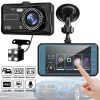 Caméra de Voiture Écran Tactile avec Double objectif 1080P HD,Moniteur de stationnement 24 heures,APP Intelligent Sharing