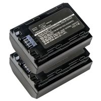 2x Batterie pour Sony A7 III (Alpha 7 III / ILCE-7M3 / ILCE-7M3K), A7R III (Alpha 7R III / ILCE-7RM3), Sony A9 (Alpha 9 / ILCE-9) -