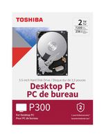 TOSHIBA - P300 - Disque dur interne haute performance - 2 To - 7200 tpm - 256 Mo - SMR. Boite retail