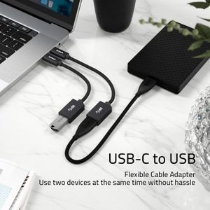 CHARGEUR - ADAPTATEUR  Black Adaptateur USB C vers USB (Lot de 2), conver