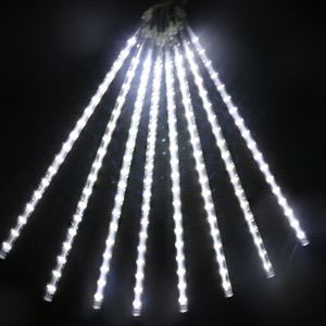 GUIRLANDE LUMINEUSE INT Prise UE 50cm-Blanc-Guirxiété lumineuse LED Meteor Shower, nickel é pour sapin de Noël, décoration extérieure