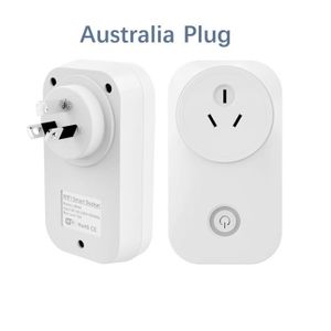 PRISE 2pc - Fiche Australie 16A - Prise connectée WiFi, ue, 16a, minuterie, pour télécommande vocale, avec Alexa et