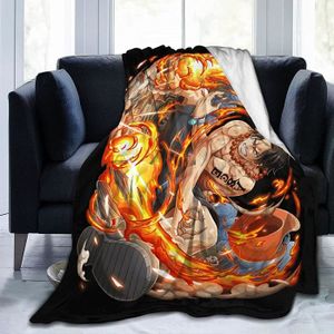 COUVERTURE - PLAID Couverture en laine douce pour lit ou canapé - Anime une pièce Ace - Rectangulaire - Contemporain - Design