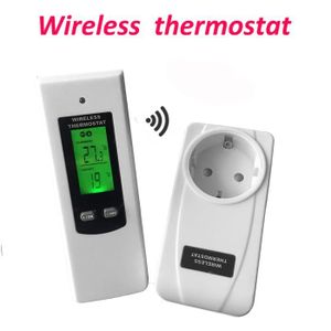 THERMOSTAT D'AMBIANCE Set1 une fiche - Thermostat numérique sans fil, co